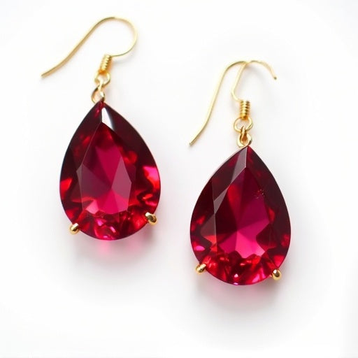 Ruby Glow - Earrings