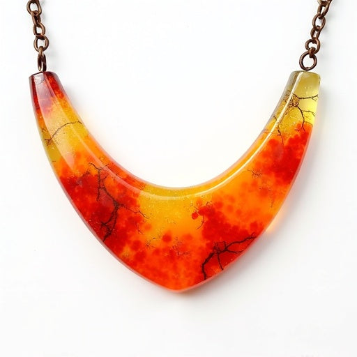 Fire Opal - Necklace